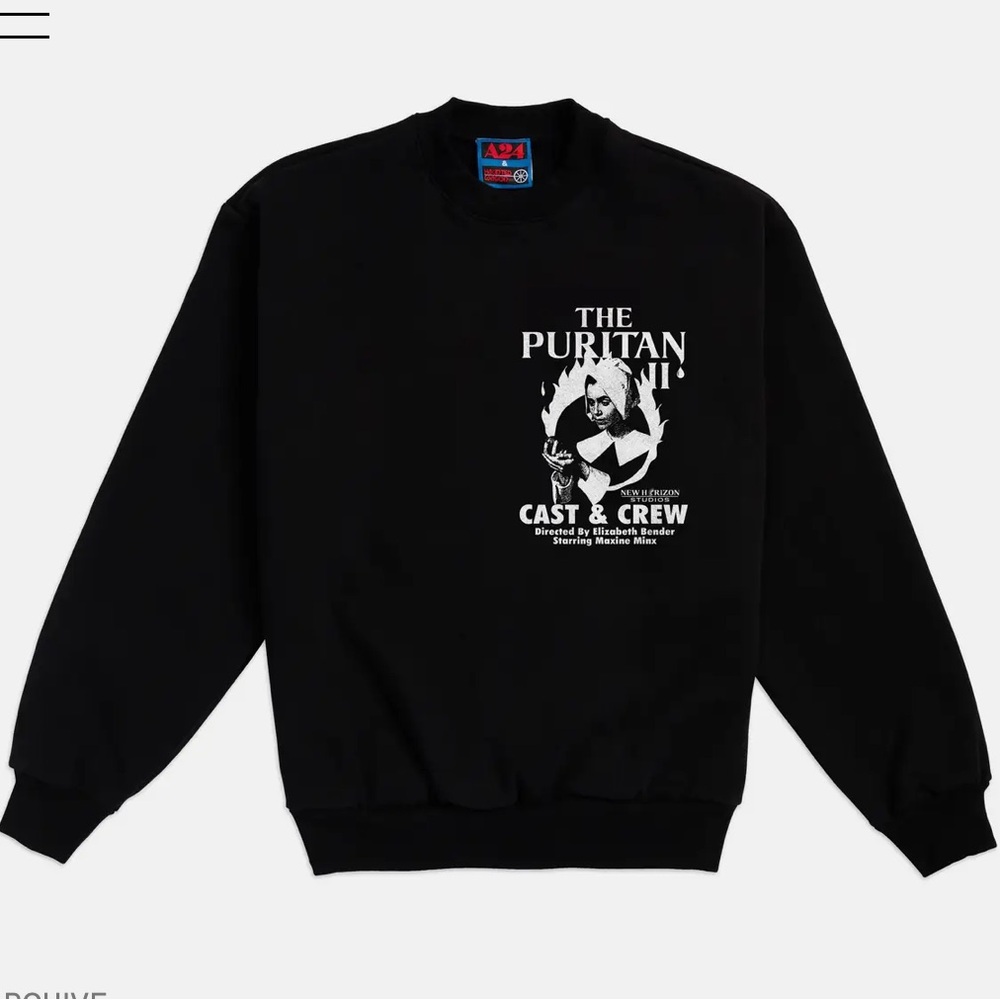 A24 Online Ceramics Maxxxine The Puritan Sweatshirt